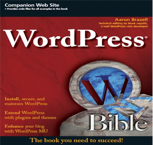 Product picture Wiley WordPress Bible New 2010